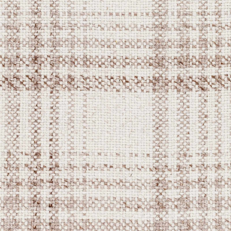 Sample Inara Light Brown Plaid Area Rug-0
