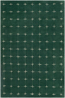 Sample Sanvi Green Wool Area Rug-0