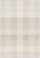 Sample Aubin Ivory Plaid Area Rug-0