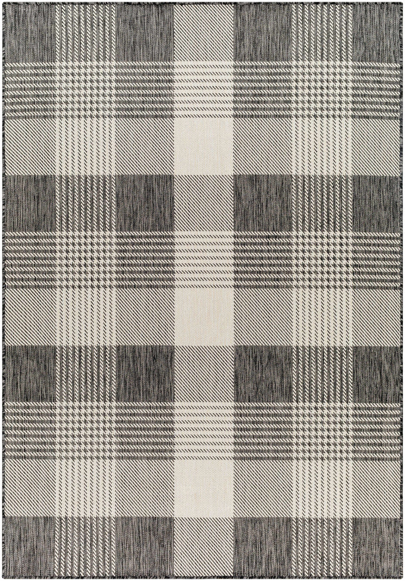 Sample Aubin Gray & Nutmeg Plaid Area Rug-0