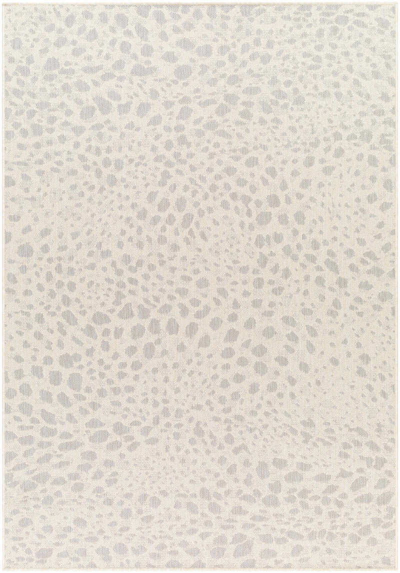 Sample Erno Cream Leopard Print Area Rug-0