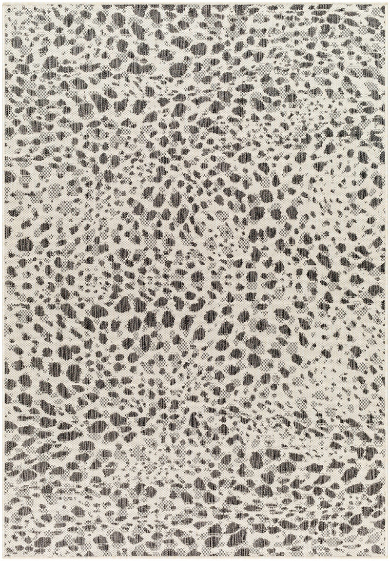 Sample Erno Gray Leopard Print Area Rug-0