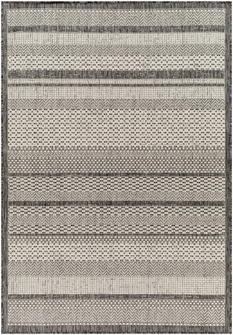Sample Hessa Black & White Area Rug-0