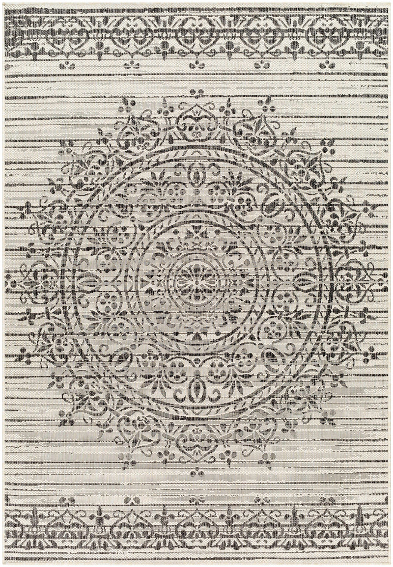 Sample Honza Black & White Area Rug-0