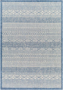 Sample Humla Blue Aztec Area Rug-0