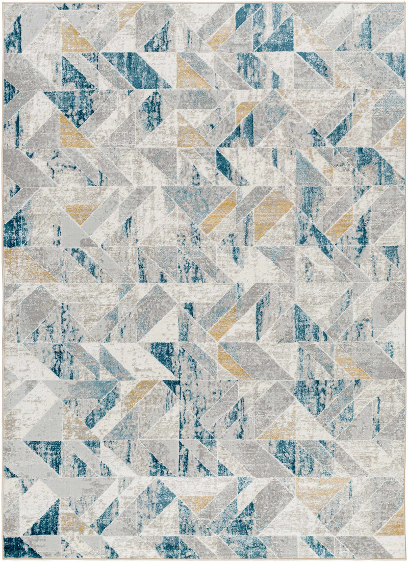 Sample Gonca Blue Geometric Area Rug-0