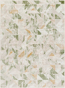 Sample Gonca Green Geometric Area Rug-0