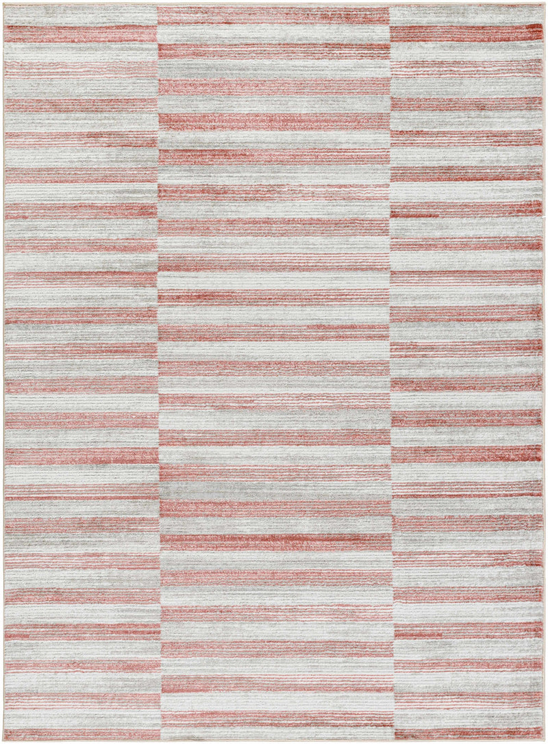 Sample Gorou Pink Striped Area Rug-0