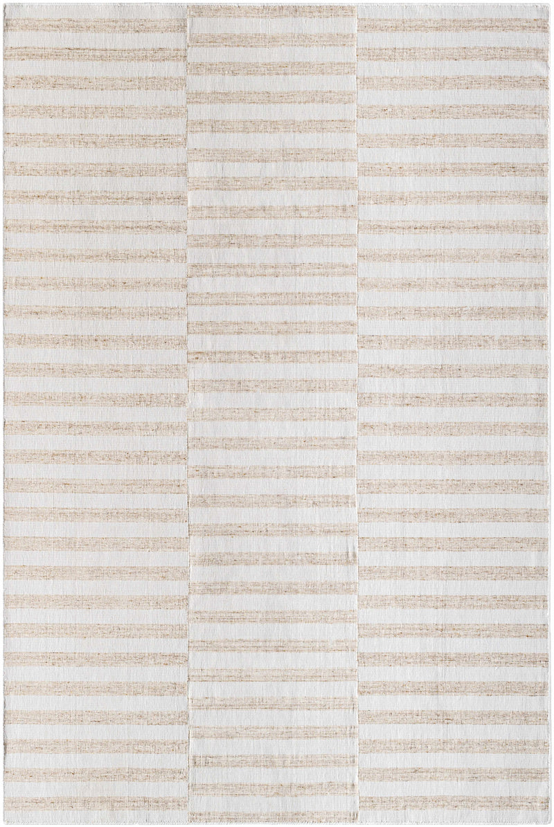 Sample Melva Tan Striped Area Rug-0