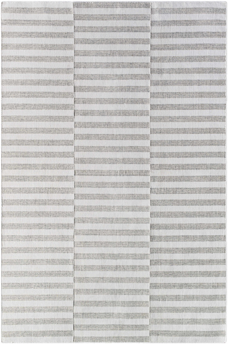 Sample Melva Gray Striped Area Rug-0