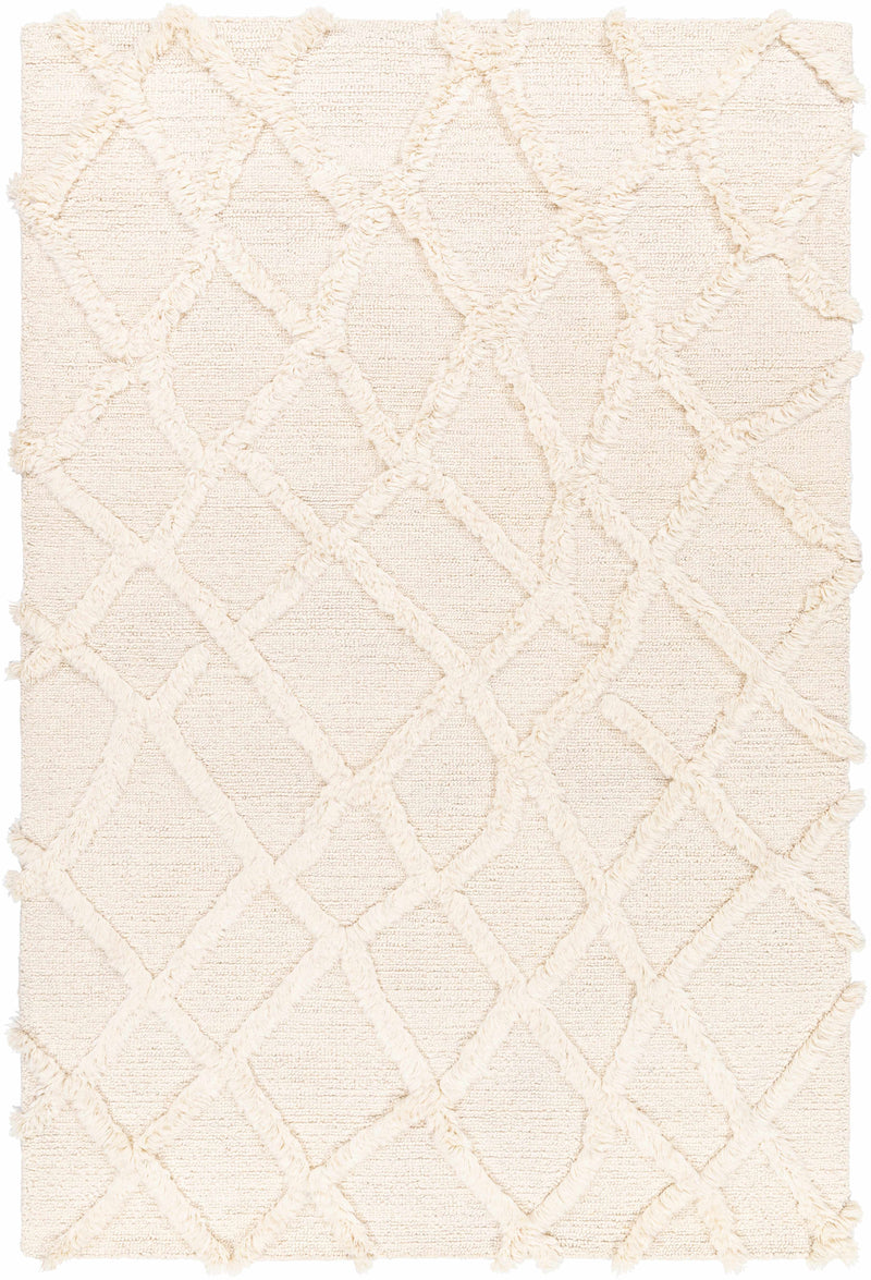 Sample Adica Cream Wool Area Rug-0