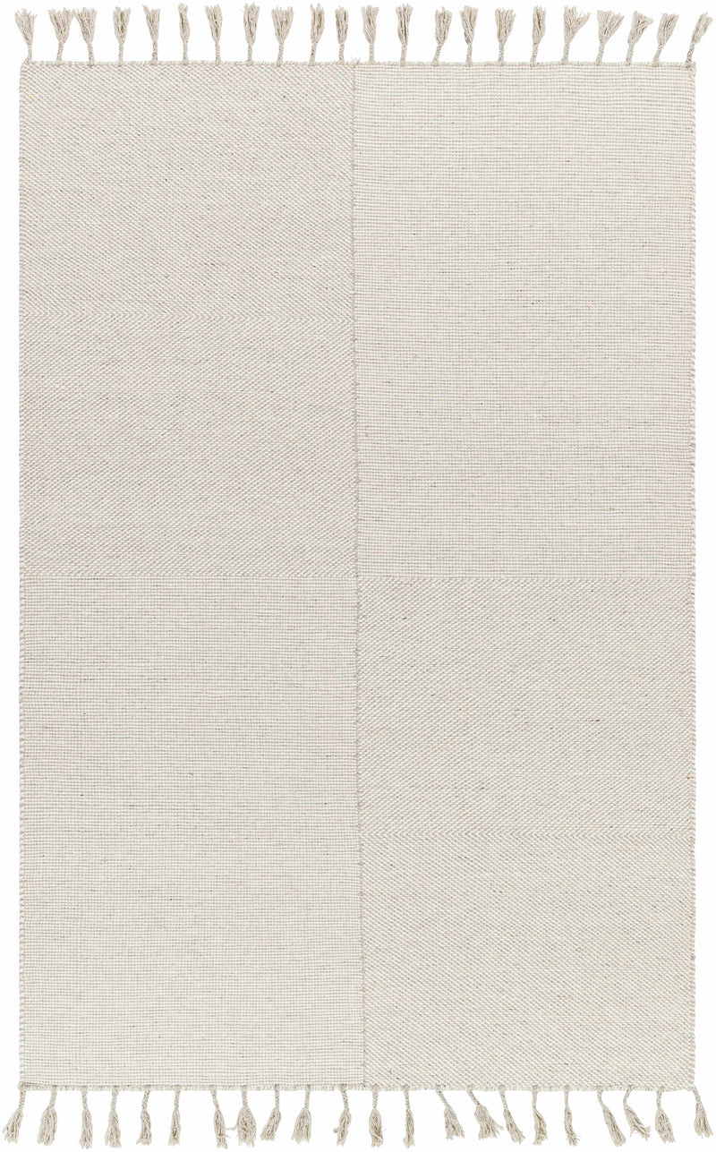 Sample Abhay Cream Wool Area Rug-0