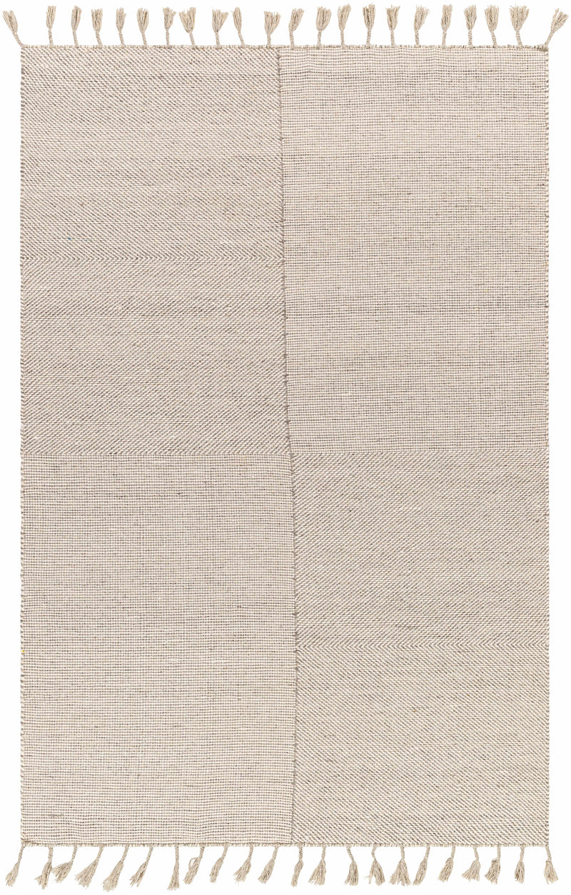 Sample Abhay Beige Wool Area Rug-0