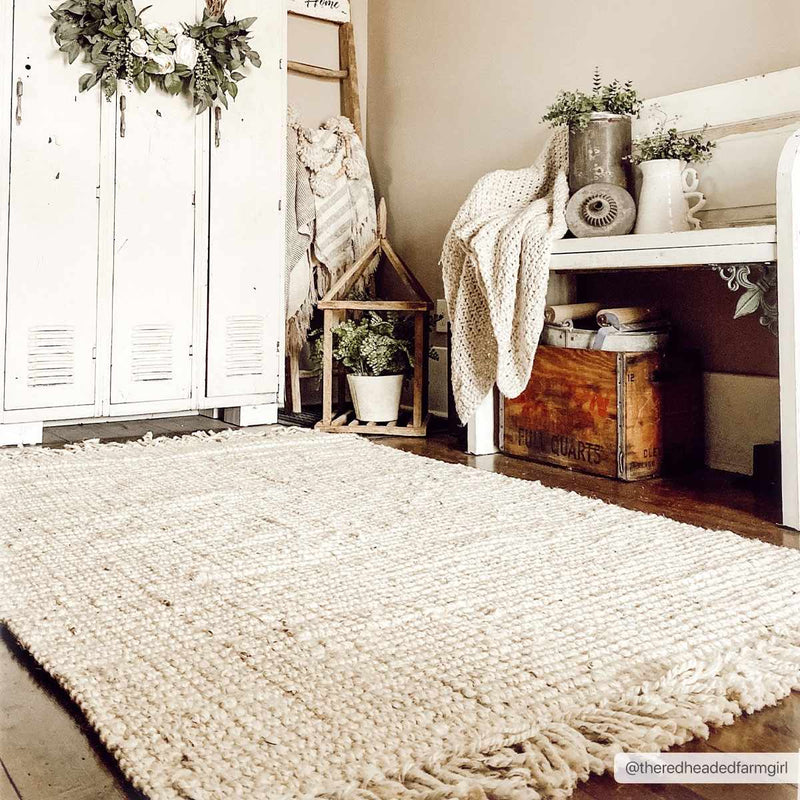 Senneterre Bleached Jute Rug-0