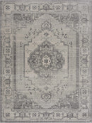 Ivory & Gray Medallion Rug TGS2315-1