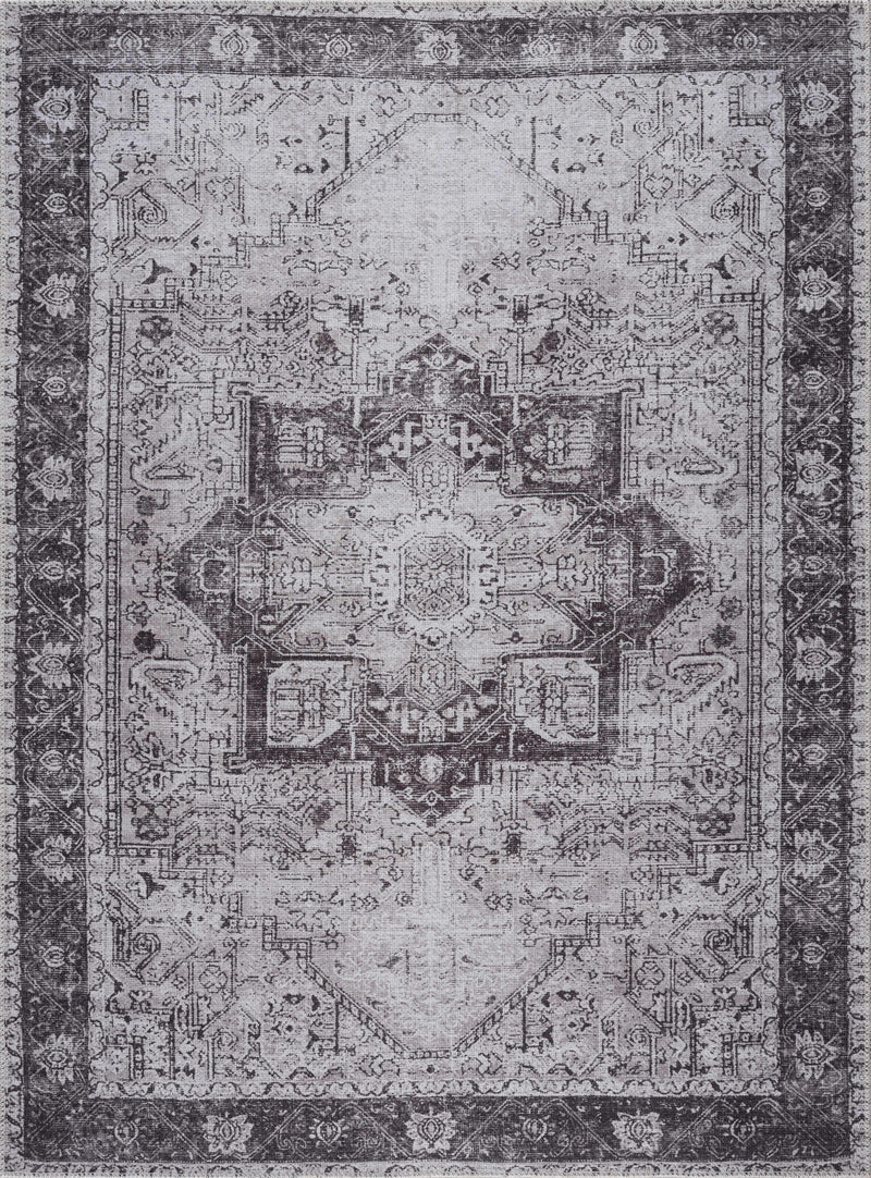 Kyan Gray Washable Rug-1