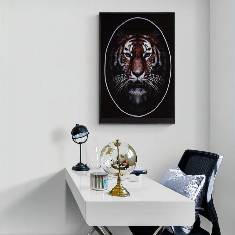 Lion Wall Art with LED Lights-6