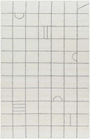 Sample Tieve Black & White Checkered Area Rug-0