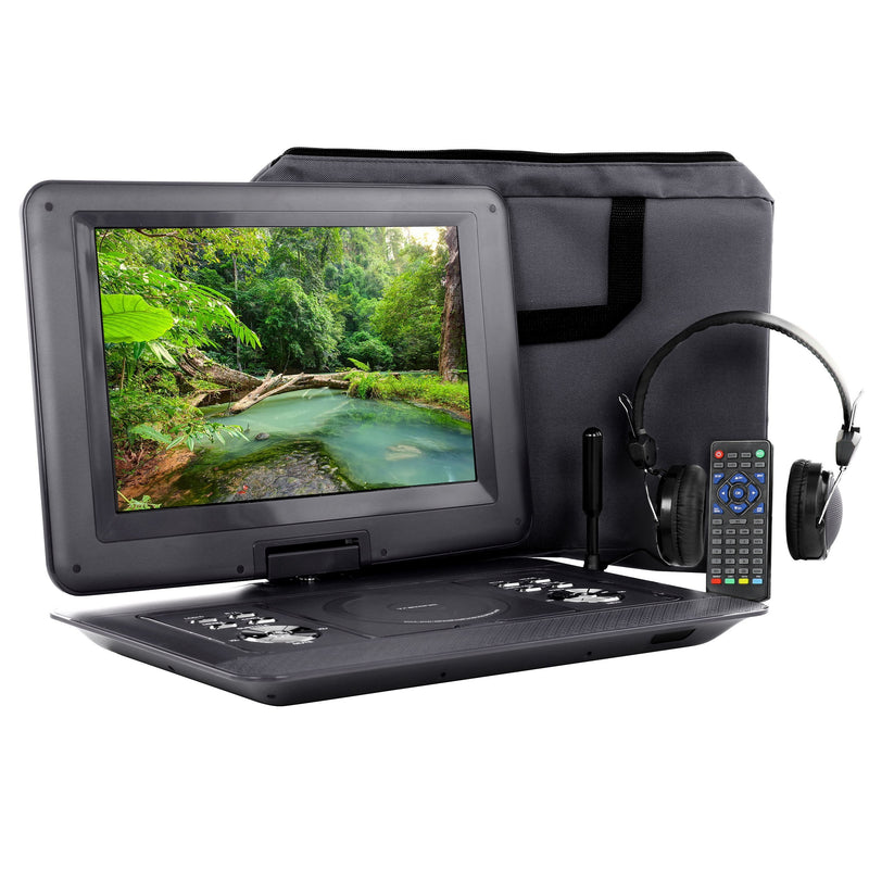 14.1 Inch Portable DVD with TV Tuner Player with Swivel TFT-LCD Screen and USB,SD,AV,HDMI Inputs