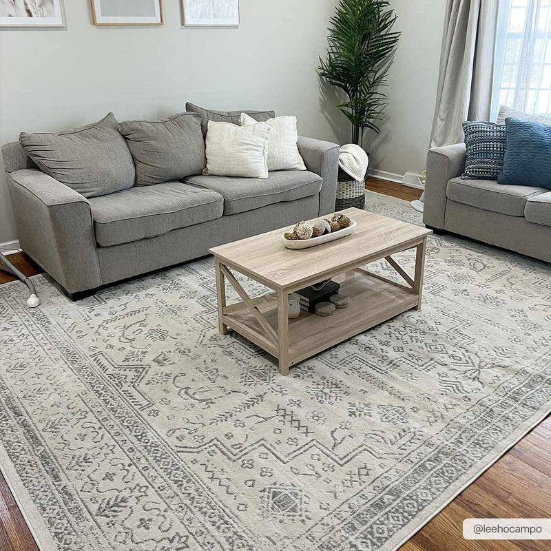 Tigried Ivory & Gray 2323 Area Rug - Clearance-0