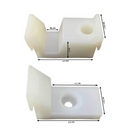 Kool Products Sliding Shower Door Jamb Guide and Bumper (1 Set)-0