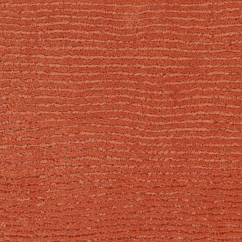 Sample Brockton Solid Wool Orange Area Rug-0