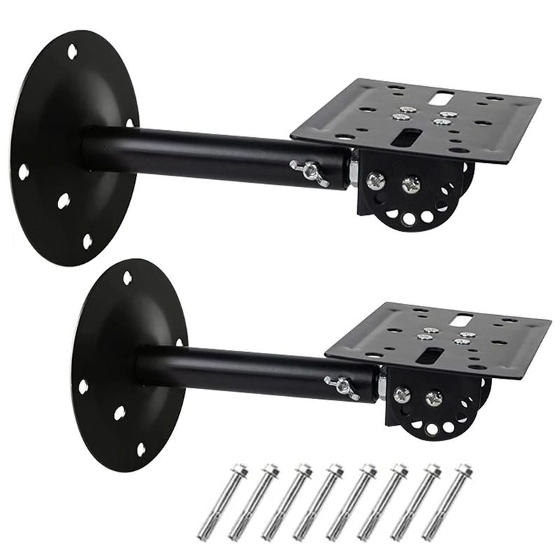 5Core Adjustable Speaker Wall Mount Rotatable Angle Universal Large Bookshelf Mounting Bracket-0