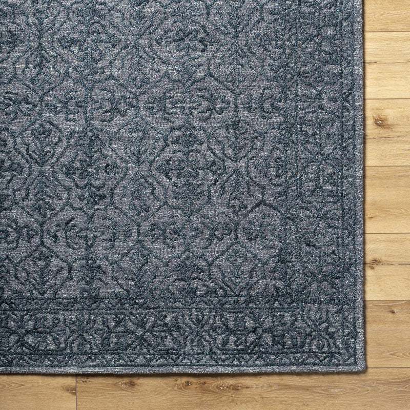 Sample Yadid Black Wool Area Rug-0