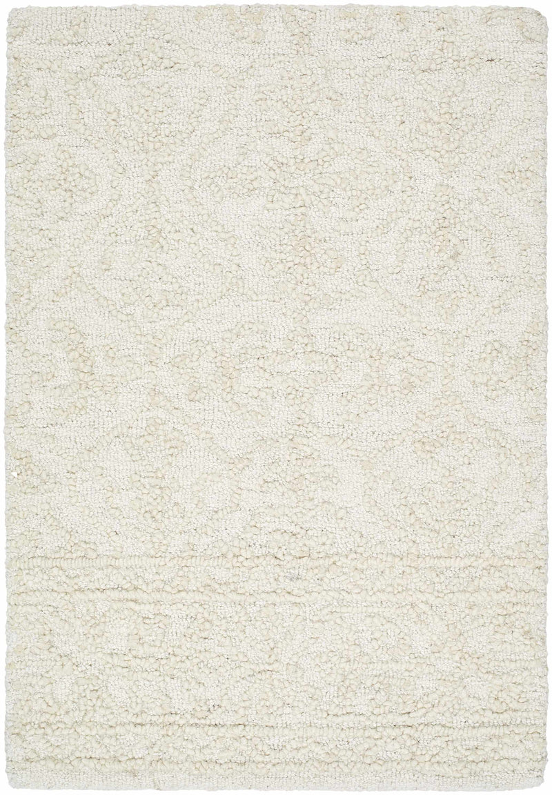 Sample Yadid Cream Wool Area Rug-0