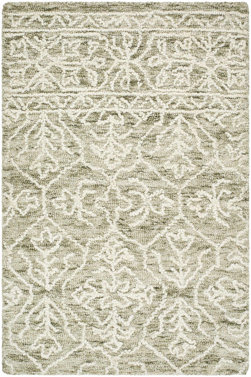 Sample Yadid Green Wool Area Rug-0