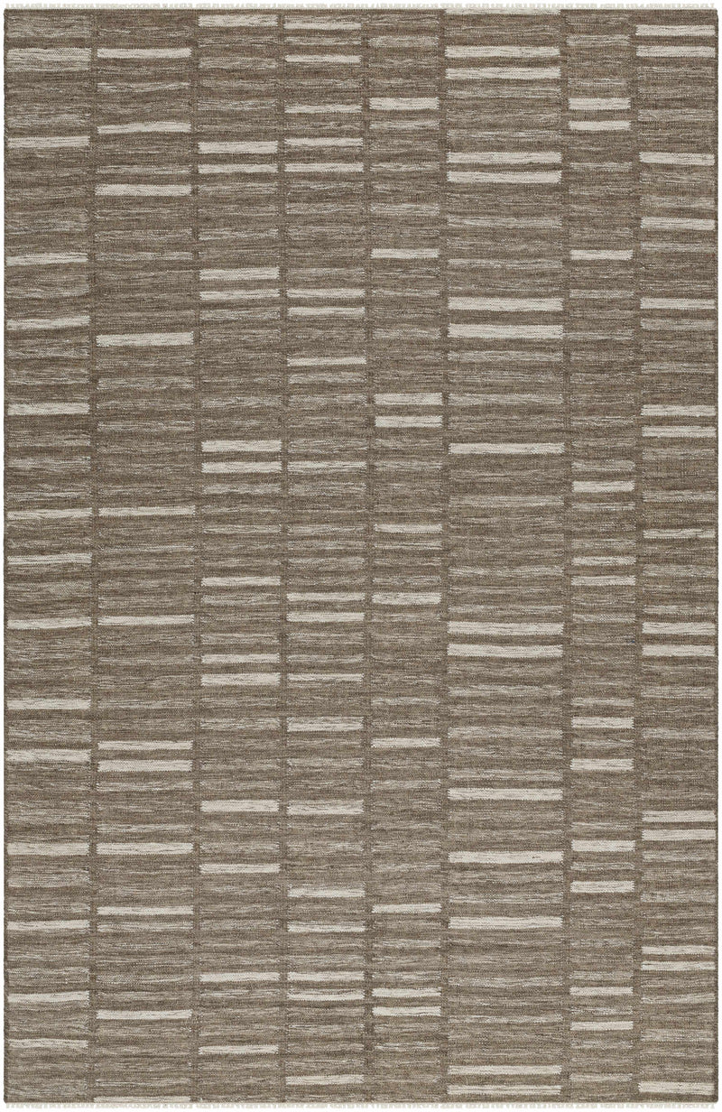 Sample Uheri Brown Checkered Area Rug-0