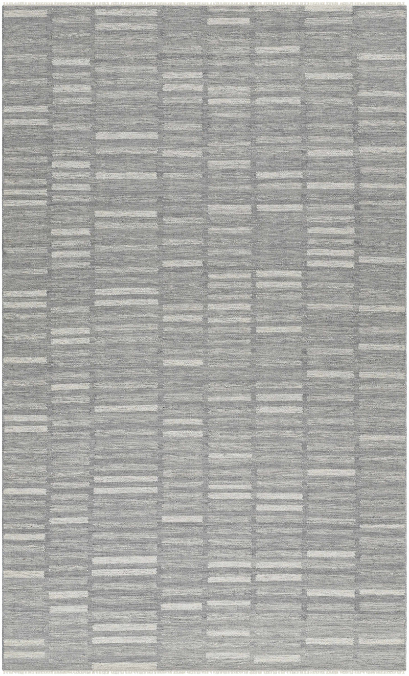 Sample Uheri Gray Checkered Area Rug-0