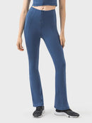 Zipper Detail High Waist Active Pants-4