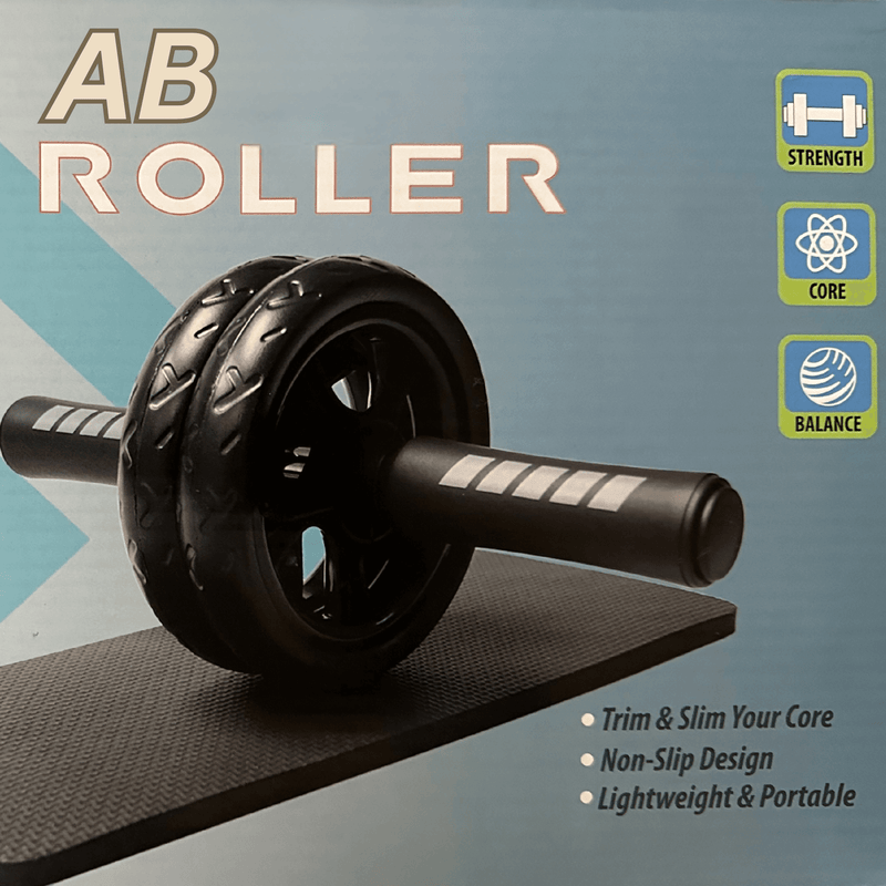 Ab Roller Wheel with Kneeling Pad for Abdominal and Core Strength Training for Men and Women-2