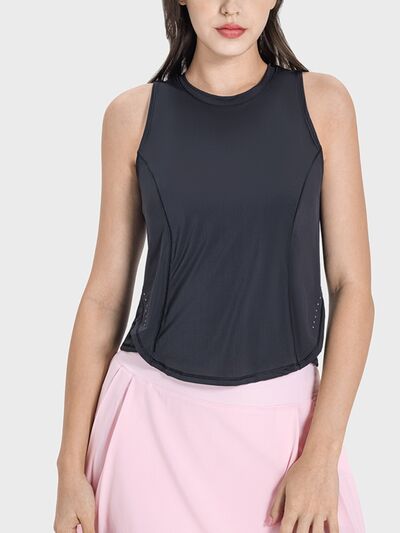 Round Neck Active Tank-0