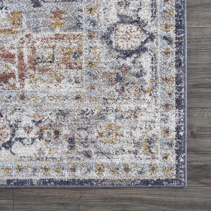 Sample Ivria Navy & Rust Area Rug-0