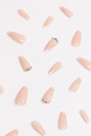 Beige Twinkle | Soft & Durable Press-On Nails-2