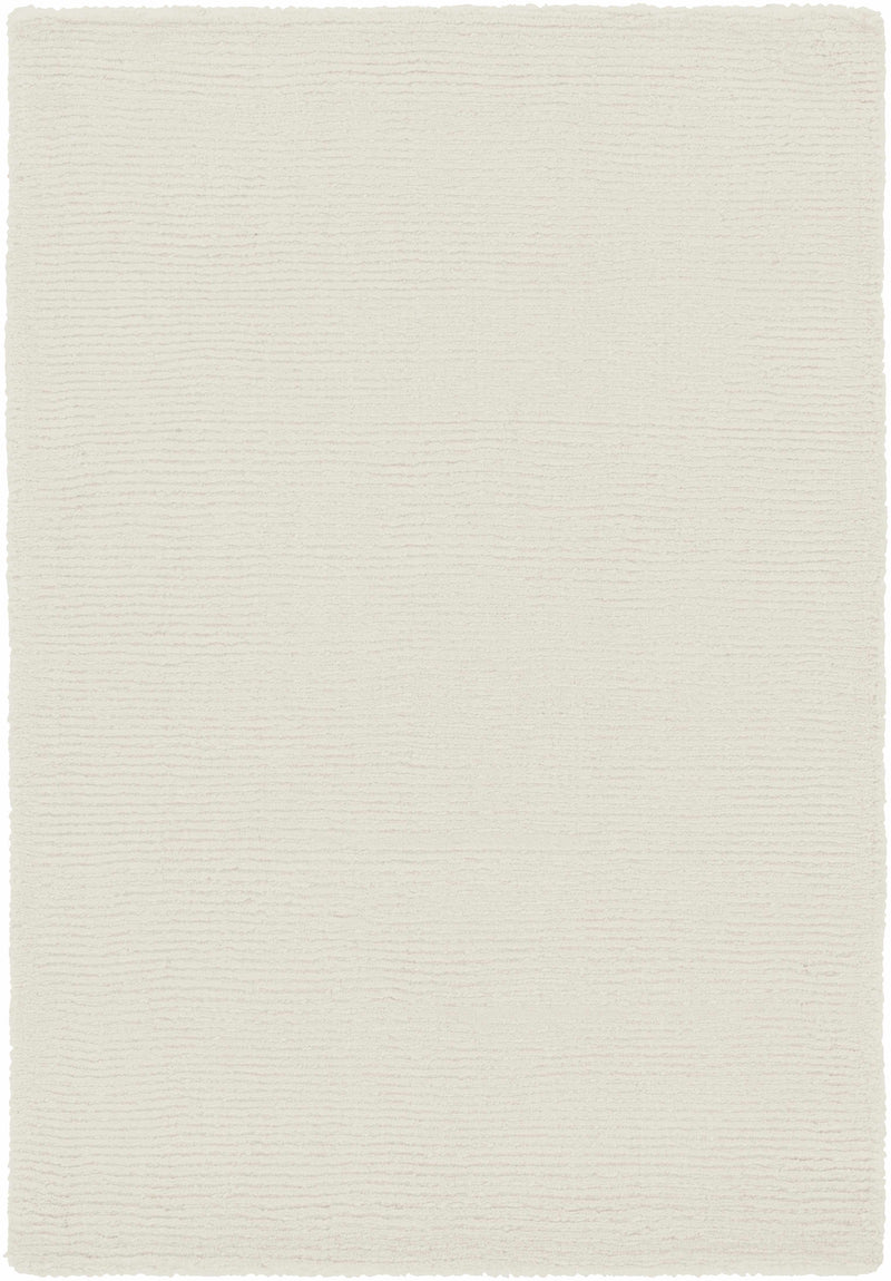 Brockton Solid Wool Light Beige Area Rug-7