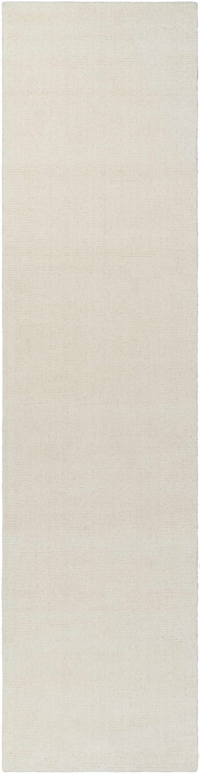 Brockton Solid Wool Light Beige Area Rug-6