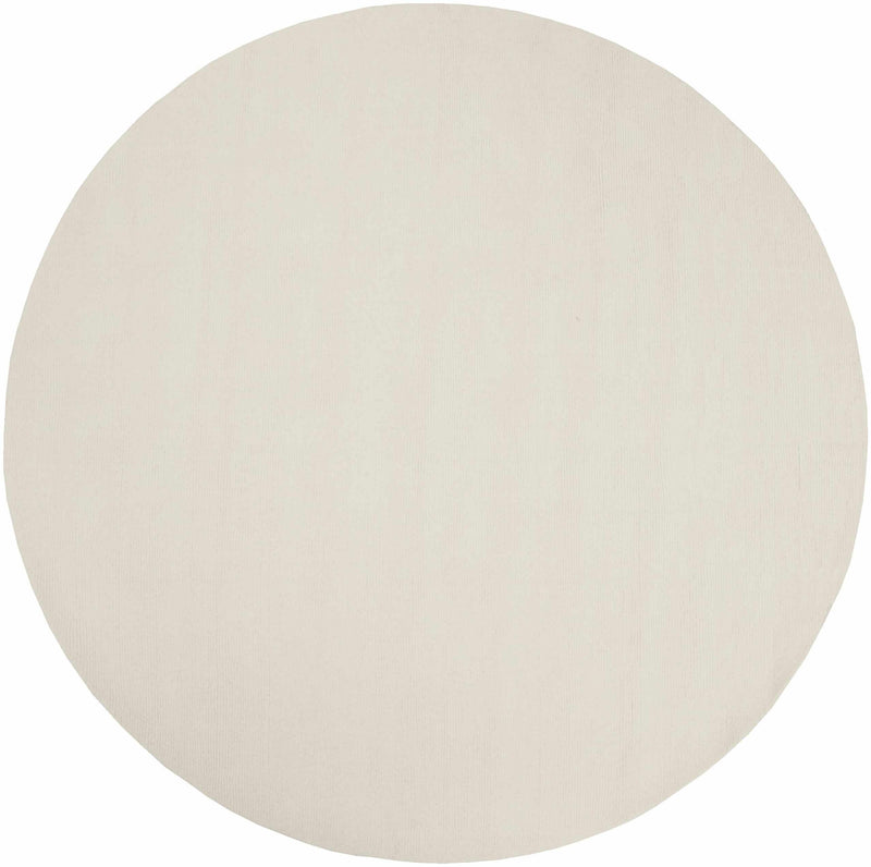 Brockton Solid Wool Light Beige Area Rug-12