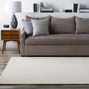 Brockton Solid Wool Light Beige Area Rug-3