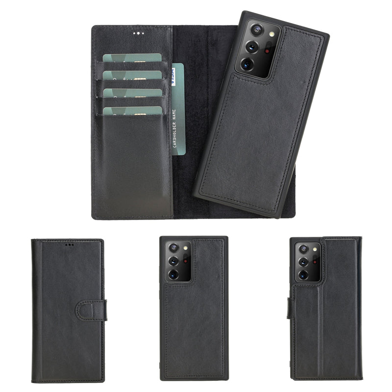 Buffalo Leather Samsung Galaxy Note 20 Wallet with Detachable Case-5