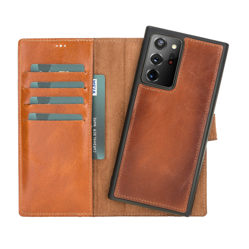 Buffalo Leather Samsung Galaxy Note 20 Wallet with Detachable Case-1