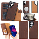 Buffalo Leather Samsung Galaxy S24 Ultra Wallet with Detachable Case-6