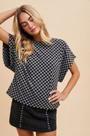 Annie Checkered T-Shirt-2