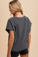 Annie Checkered T-Shirt-1