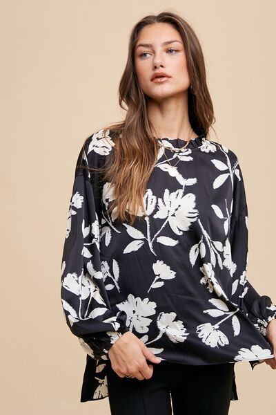 Tamy Balloon Sleeve Blouse-0