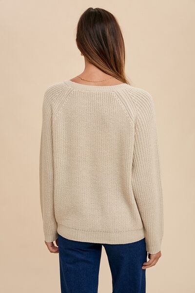 HELLO Embroidered Sweater-1