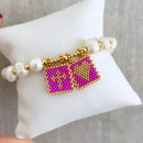 Sacred Freshwater Pearl Scapular Bracelet-6