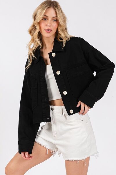 Bailey Denim Jacket with Patch Pockets-0